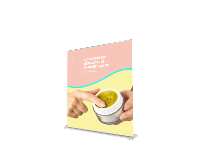 Houston 60” Silverstep Retractable Banner Stands Printing