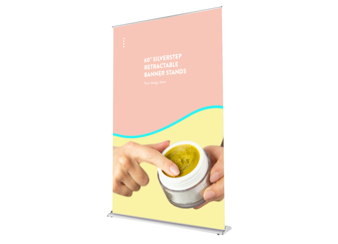Houston 60” Silverstep Retractable Banner Stands Printing