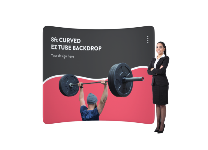San Diego 8ft Curved EZ Tube Backdrop Printing