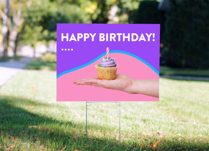 San Diego Birthday Yard Signs Printing