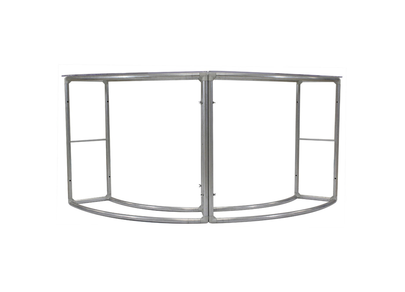 Houston EZ Fabric Counter Displays, Curved Double Printing