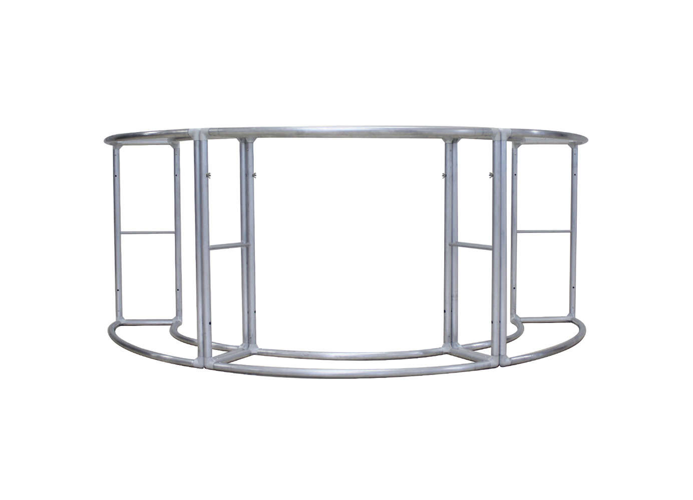 Houston EZ Fabric Counter Displays, Curved Triple Printing