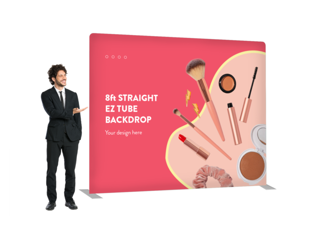 San Diego 8ft Straight EZ Tube Backdrop Printing