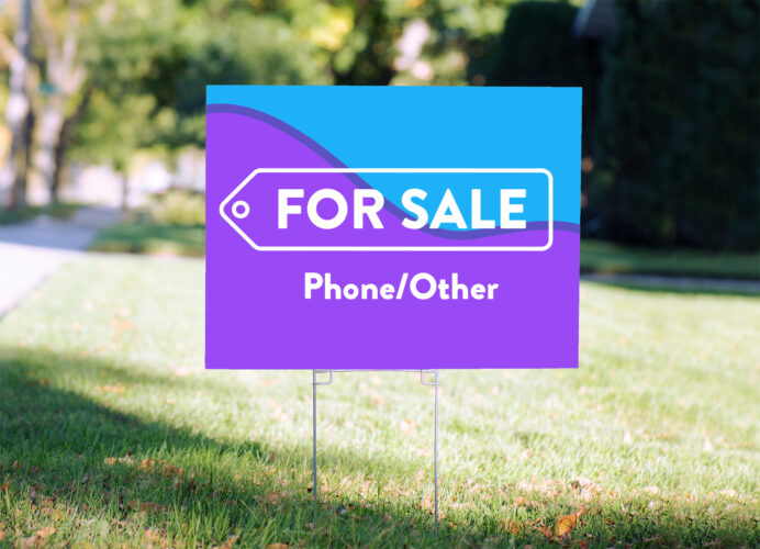 Houston ForSale Yard Signs printing best price