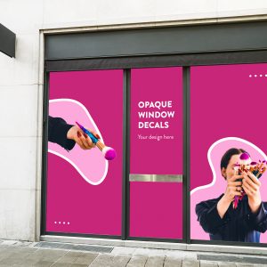 Opaque vinyl decals Houston