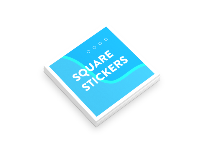 San Diego Square Stickers Printing