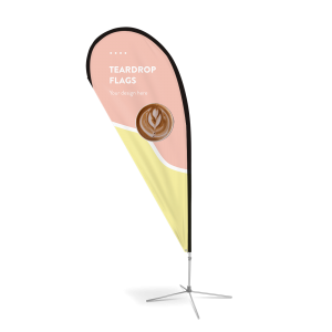 Teardrop flags Houston