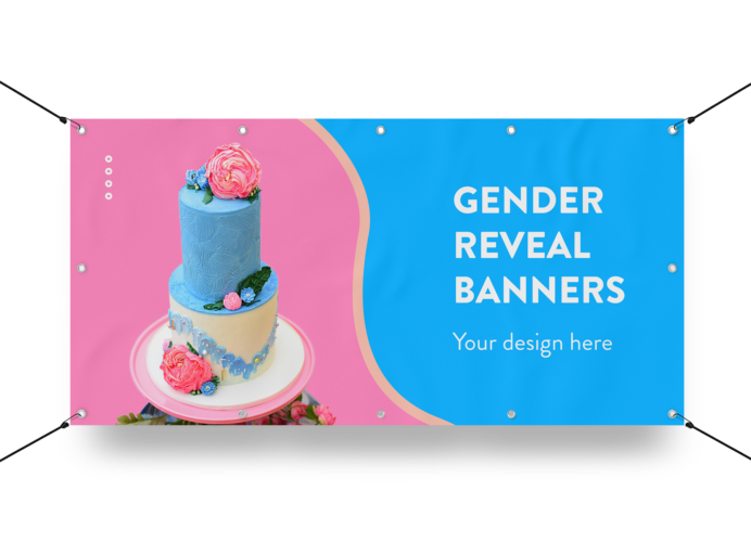 San Diego Gender Reveal Banners Printing