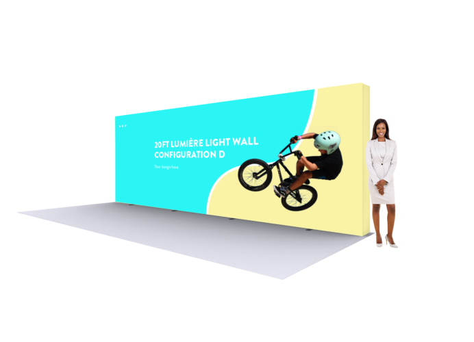 San Diego 10ft Lumière Light Wall Configuration D Printing