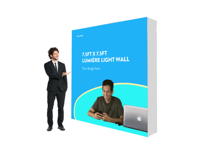 San Diego 7.5ft x 7.5ft Lumière Light Wall Printing