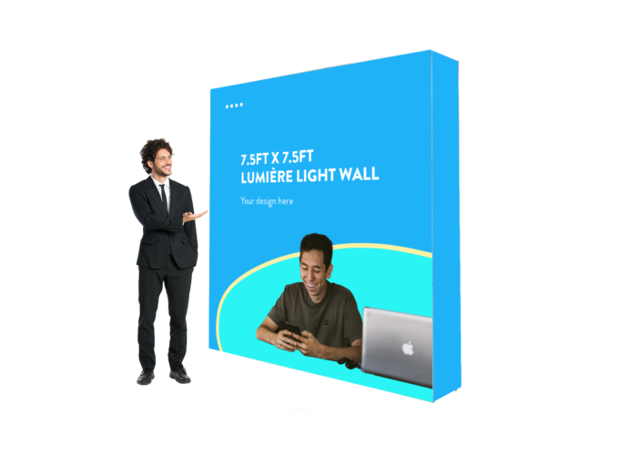 Houston 7.5ft x 7.5ft Lumière Light Wall Printing